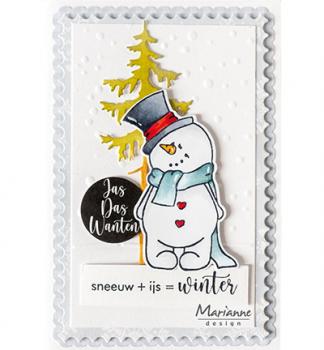 Marianne Design • Stamps & die set, Snowman