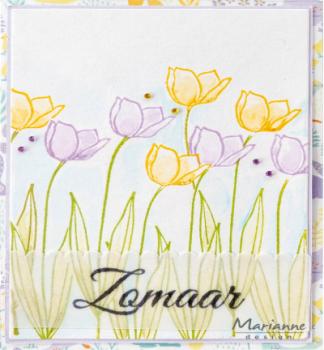 Marianne Design • Stamp Silhouette Art, Tulip