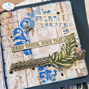 Elizabeth Craft Designs, Journal Elements Script From the Past Stamp Set