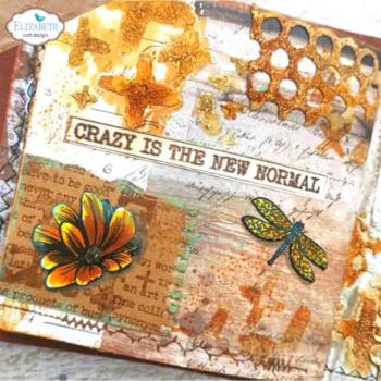 Elizabeth Craft Designs, Journal Elements Artist Trading Coin Stamp Set