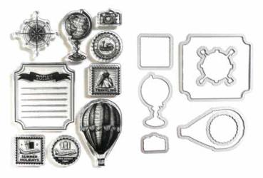 Elisabeth Craft Designs, Remember Moments Stamp & Die Around the World