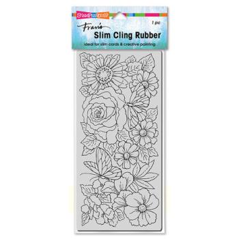 Stampendous, Floral Wings Slim Cling Rubber Stamps