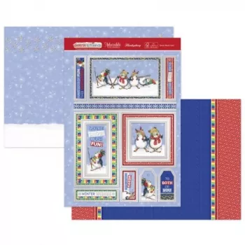 Snow Much Fun! Luxury Topper Set, Hunkydory