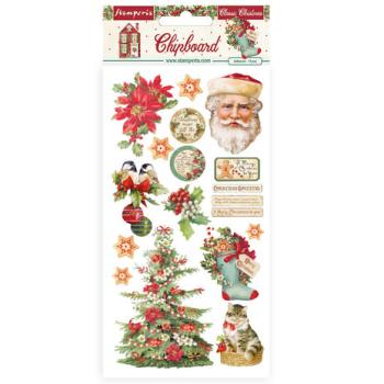 Stamperia, Chipboard 15x30cm Classic Christmas