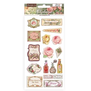 Stamperia, Rose Parfum Chipboard