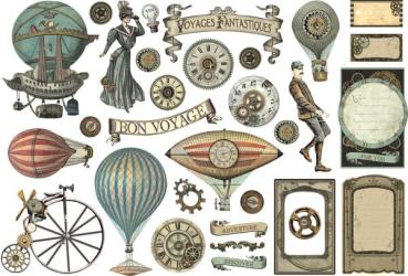 Stamperia, Voyages Fantastiques Ephemera