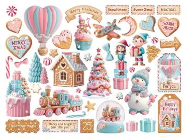 Stamperia, Candy Christmas Die Cuts