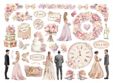 Stamperia, Romance Forever Die Cuts Assorted Ceremony Edition