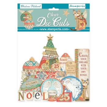 Stamperia, Christmas Patchwork Clear Die Cuts