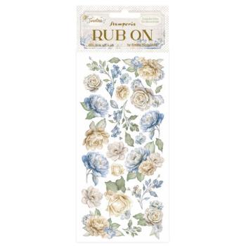 Stamperia, Timeless Rub-On 4x8,5 Inch Flowers