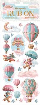 Stamperia, Candy Christmas Rub-on Air Balloons