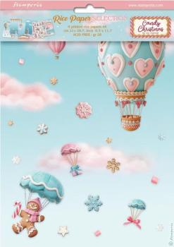 Stamperia, Candy Christmas A4 Rice Paper Selection