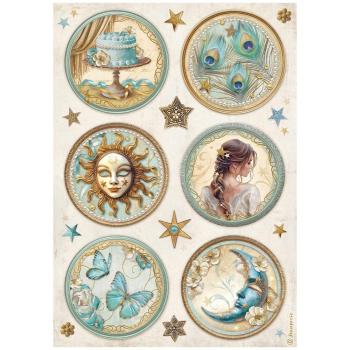 Stamperia, Masquerade A4 Rice Paper Selection
