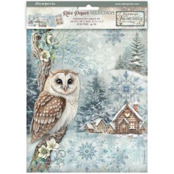 Stamperia, The Owl's House A4 Rice Paper Selection
