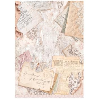 Stamperia, Romance Forever A4 Rice Paper Selection