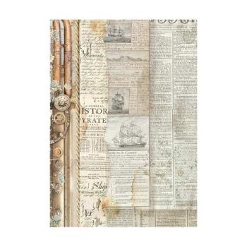 Stamperia, Songs of the Sea A6 Rice Paper Backgrounds