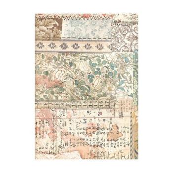 Stamperia, Brocante Antiques A6 Rice Paper Backgrounds