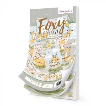 DL Paper Pad - Foxy Fun, Hunkydory