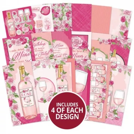 DL Paper Pad - Wine O'Clock, Hunkydory