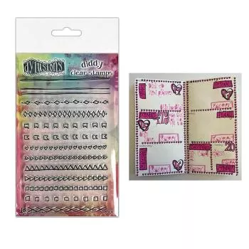 Ranger • Dylusions Diddy Clear Stamps Mini Doodles