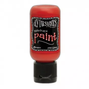 Dylusions Flip cup paint 29ml Postbox red
