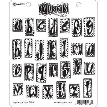 Ranger • Dylusions Cling Stamps Alphablock