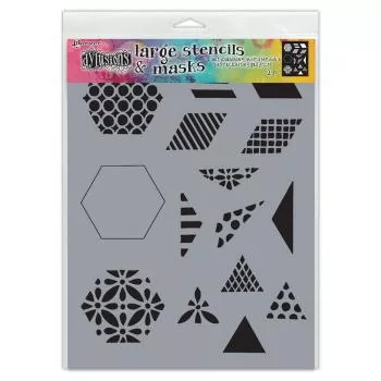 Ranger • Dylusions stencil 1 1/2 inch quilt small