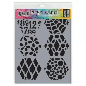 Ranger • Dylusions large stencil Quilt n More