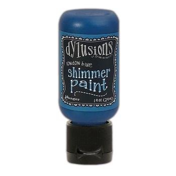 Ranger • Dylusions shimmer paint London blue