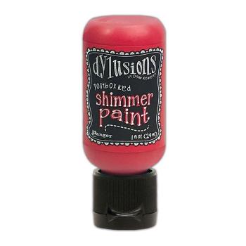 Ranger • Dylusions shimmer paint Postbox red