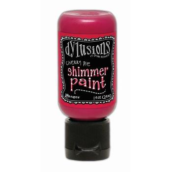 Ranger • Dylusions Flip Top Bottle Shimmer Paints Cherry Pie