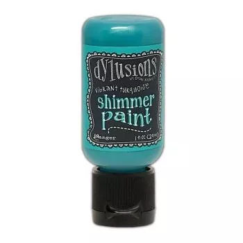 Ranger • Dylusions Shimmer Paint Flip Top Bottle Vibrant Turquoise