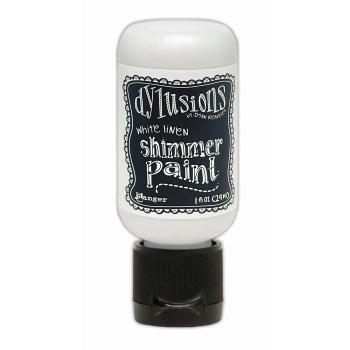 Ranger • Dylusions Flip Top Bottle Shimmer Paints White Linen