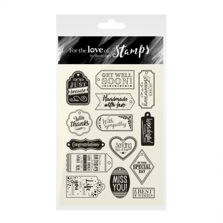 For the love of stamps, Tag-tastic, Hunkydory