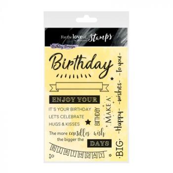 Hunkydory, For the Love of Stamps Birthday Wishes