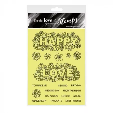 For the Love of Stamps - Floral Expressions, Hunkydory