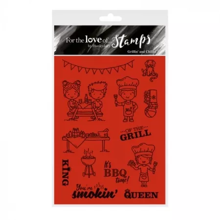 For the Love of Stamps - Grillin' and Chillin', Hunkydory