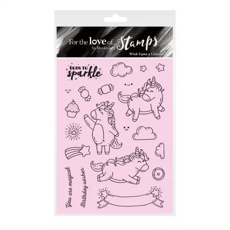 For the Love of Stamps - Wish Upon a Unicorn, Hunkydory