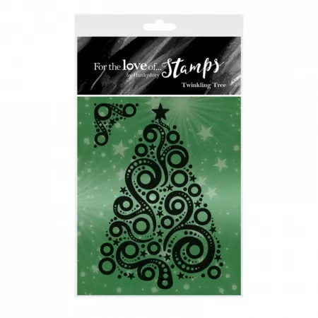 For the Love of Stamps - Twinkling Tree A7 Stamp Set, Hunkydory