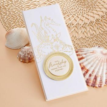 Spellbinders, Seahorse Floral Glimmer Hot Foil Plate & Die Set