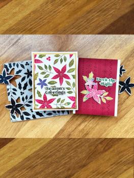 Ranger, Simon Hurley create. Background Stamp Bold Holiday Blooms