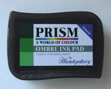 Prism Ombré Ink Pad - Greens, Hunkydory