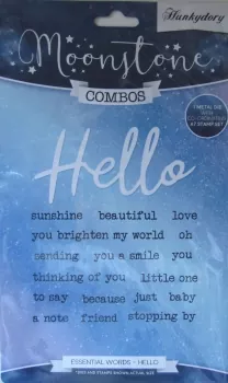 Moonstone Combos - Essential Words - Hello, Hunkydory