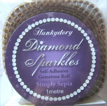 Diamond Sparkles Gemstone Rolls - Simply Sepia, Hunkydory