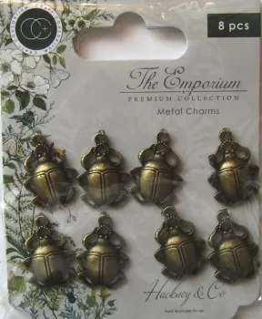 The Emporium - Metal Beetle Charms, Craft Consortium