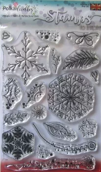 Polkadoodles Snowflake Garden Clear Stamps