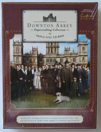 Downton Abbey, Papercrafting Collection, Triple Disc CD Rom, 3 CD`s, Crafters Companion