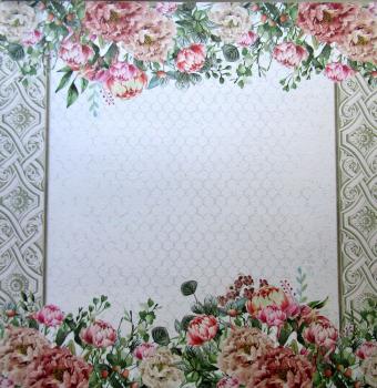 Crafters Companion, Scrapbook Block Peony Collection