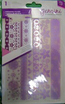 Crafters Companion, Embossing Folder Festive Medley
