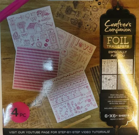 Foil Transfers - Especially for you, Crafters Companion